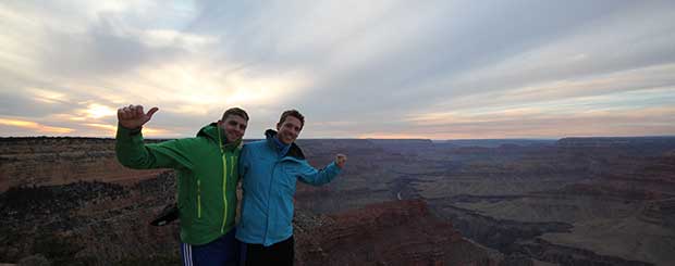 South Grand Canyon in winter time.